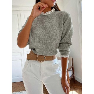 Casual And Simple Long Sleeves Sweater Tops